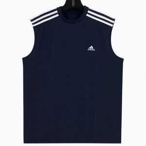 Adidas Men’s Sleeveless Training Top Navy Blue 2XL